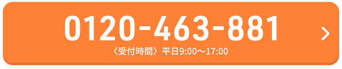 0120-463-881　〈受付時間〉平日9:00～17:00